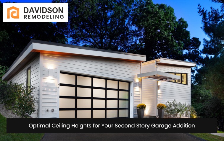 Optimal Ceiling Heights for Your Second Story Garage Addition